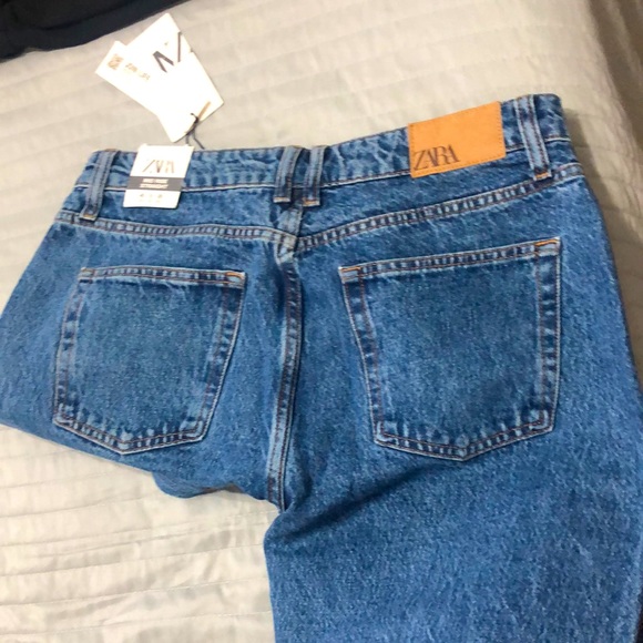 Zara mid rise blue jeans - Picture 8 of 9